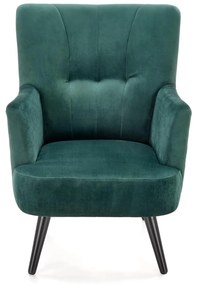 PAGONI chair color: dark green / black DIOMMI V-PL-PAGONI-FOT-C.ZIELONY