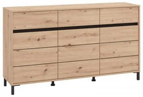 ΚΟΜΟΤΑ-ΜΠΟΥΦΕΣ MARRON 157 3K3F3V ARTISAN OAK/ΜΑΥΡΟ ΜΑΤΤ ΧΡΩΜΑ 157x40x90εκ 11014386