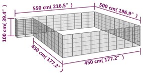 ΚΛΟΥΒΙ ΣΚΥΛΟΥ 42 ΠΑΝΕΛ ΜΑΥΡΟ 50X100 ΕΚ. ΑΤΣΑΛΙ ΜΕ ΒΑΦΗ ΠΟΥΔΡΑΣ 3115956