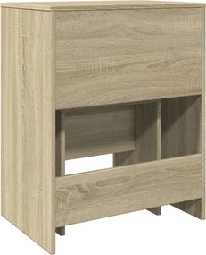 vidaXL Μπουντουάρ με Καθρέφτη Sonoma Δρυς 60x40x113,5 εκ.