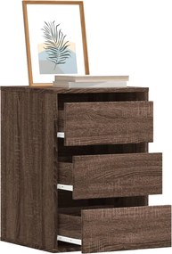 vidaXL Συρταριέρα Καφέ Δρυς 40x41x58 εκ. από Επεξεργ. Ξύλο