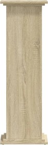vidaXL Βάσεις Φυτών Sonoma Δρυς 33x33x100εκ. Επεξεργασμένο Ξύλο