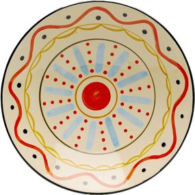 Διακοσμητικό Μπωλ Los Cabos Πολύχρωμο 28x28x7 εκ. - Πολύχρωμο