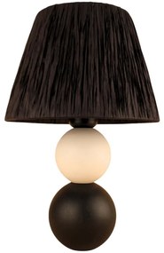 Φωτιστικό Επιτραπέζιο 687HMY2385 Φ25x40cm 1xE27 40W Black-White Opviq