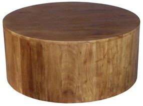 TULUM COFFEE TABLE ΦΥΣΙΚΟ 80x80xH35cm