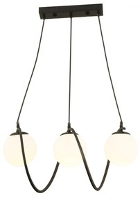 ΦΩΤΙΣΤΙΚΟ ΟΡΟΦΗΣ ΜΑΥΡΟ 3ΦΩΤΟ   60x85cm 30x15x85 εκ.