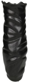 Βάζο Μαύρο Κεραμικό 12.4x12.4x30cm