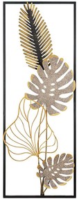 Διακοσμητικό Τοίχου Nazo 279ENZ2549 32x5x90cm Multi-Gold Wallity Μέταλλο