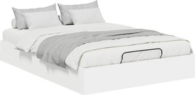 vidaXL Κρεβάτι Οθωμανικού Τύπου Λευκό 150 x 200 cm