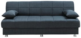 Romina 3-seater sofa-bed with storage space anthracite fabric 180x83x79cm 180x83x79 εκ.