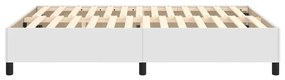 Πλαίσιο Κρεβατιού Boxspring Λευκό 140x190 εκ. Συνθετικό Δέρμα - Λευκό