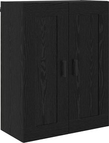 vidaXL Highboard 2 pcs Μαύρη Οξυά Επεξεργασμένο ξύλο