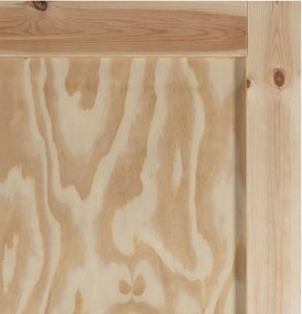 vidaXL Εσωτερική Πόρτα Φυσικό 93 x 202 cm Κόντρα πλακέ