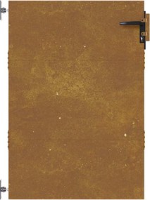 vidaXL Πόρτα Κήπου 85x125 εκ. από Ατσάλι Corten