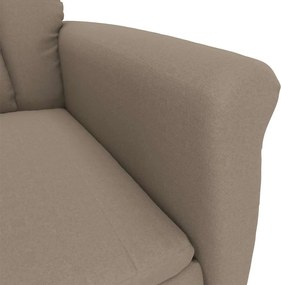 vidaXL Πολυθρόνα Taupe 96,5 x 70,5 x 95 εκ Μικροΐνες