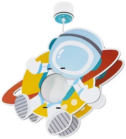 Φωτιστικό Οροφής Παιδικό Spaceman 41347 E27 42,5x35,5x7,4cm Multi Ango