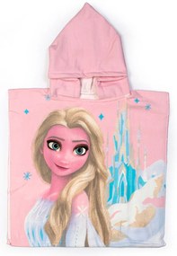 Παιδικό Πόντσο (50x100) Dimcol Frozen 88 Pink