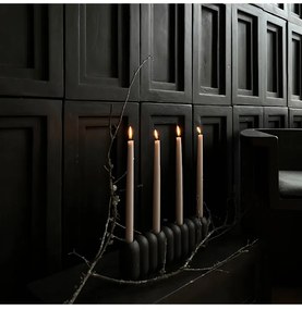 Κηροπήγιο Tube Big Κεραμικό Καφέ/Μαύρο L35xW6xH11cm, 101COPENHAGEN