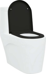 vidaXL Λεκάνη Μαύρο 49 x 36 x 4 εκ Δυροπλάστ