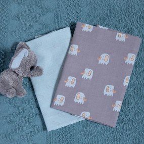 Σεντόνια Λίκνου (Σετ) Nef-Nef Homeware Baby Elephants 26