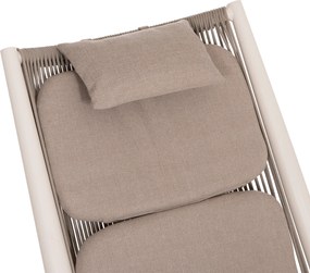 ΠΟΛΥΘΡΟΝΑ RELAX REMUS HM6642.02 ΑΛΟΥΜΙΝΙΟ ΛΕΥΚΟ-ΣΧΟΙΝΙ OLEFIN ΜΠΕΖ 63x87x94Υεκ.