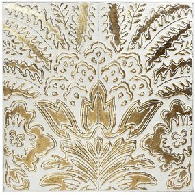 Διακοσμητικό Τοίχου ICY327 68,3x2,5x68,3cm White Espiel Μέταλλο