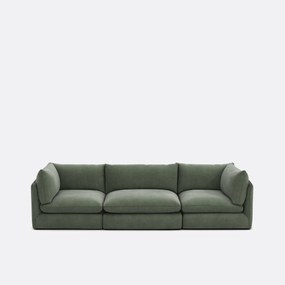 Αρθρωτός καναπές 3 θέσεων από υφασμα MALO