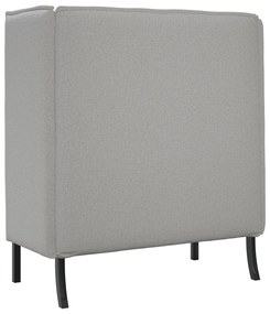 vidaXL Καναπές Υψηλής Πλάτης Γκρι Νέφους 109x56x121 εκ Υφάσματα