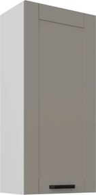 Κρεμαστό ντουλάπι Nelor 50 G 108 1F-Γκρι σπέσιαλ - Λευκό