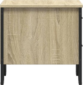 vidaXL Κομοδίνο Sonoma Δρυς 40x41x40 εκ. από Επεξεργασμένο Ξύλο