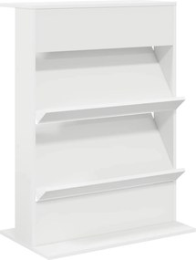vidaXL Ράφι Περιοδικών Λευκό 70 x 41 x 96 εκ. Επεξεργασμένο Ξύλο