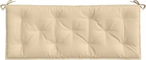 vidaXL Μαξιλάρι Πάγκου Κήπου Μπεζ 120x50x7 εκ. Ύφασμα Oxford
