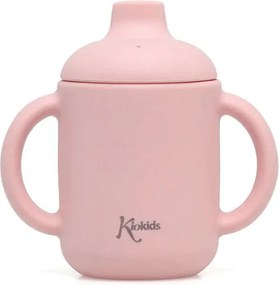 Ποτήρι Εκπαιδευτικό Σιλικόνης 120ml Kiokids Ροζ 3543