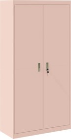 vidaXL Ντουλάπι αποθήκευσης Ροζ 90 x 40 x 180 cm Ατσάλι