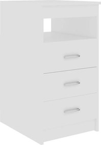 vidaXL Γραφείο Λευκό 140 x 50 x 76 εκ. από Επεξ. Ξύλο