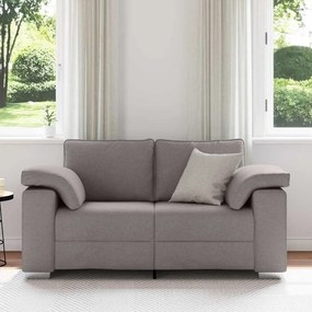 vidaXL Διθέσιος καναπές Taupe 160 cm ύφασμα