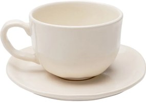 Coffee Cup Organic cream (2/part) - Μπεζ