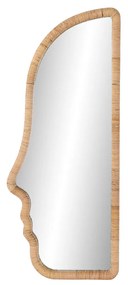 Τοίχο καθρέφτη Home ESPRIT Φυσικό Σύγχρονη Scandi 50 x 4 x 120 cm