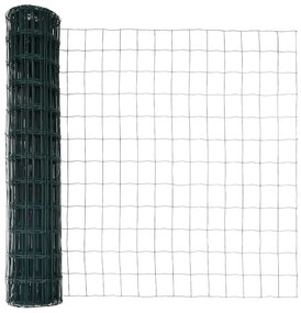 vidaXL Τεντώτο με στήριγμα Πράσινο 0,8 x 10 m Χάλυβας και PVC