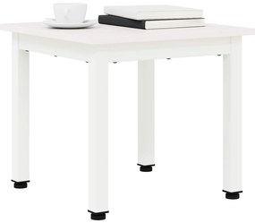 vidaXL Τραπεζάκι σαλονιού Λευκό 40 x 40 x 36 cm Στερεά ξυλεία πεύκου