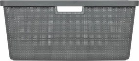 Καλάθι Πολλαπλών Χρήσεων Curver Σκούρο γκρίζο Γιούτα Πλαστική ύλη