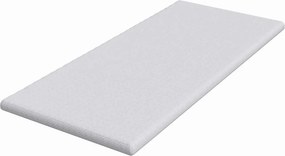vidaXL Στρώμα επικάλυψης Λευκό 90 x 190 cm Υφασμα Jacquard