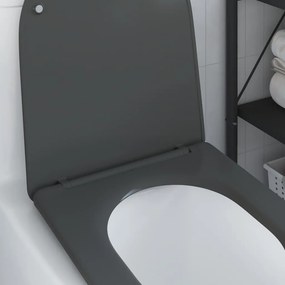 vidaXL Λεκάνη Ανθρακί 47 x 36 x 3,4 εκ Δυροπλάστ