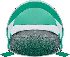 vidaXL Σκηνή Παραλίας Pop Up Γαλαζοπράσινη Αδιάβροχη