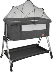 Λίκνο (0-6 Μηνών/Έως 9kg) Bebe Stars Pearl Graphite 845-186