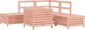 vidaXL Καναπές Κήπου Σετ 6 Τεμ. Μασίφ Ψευδοτσούγκα Ελάτης