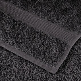 vidaXL Χειροπετσέτες Premium SOLUND 50 τεμ. Ανθρακί 50x100 εκ. 600 γρ./μ²