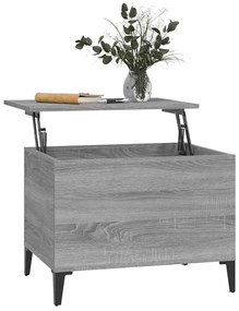 vidaXL Τραπεζάκι Σαλονιού Γκρι Sonoma 60x44,5x45εκ. Επεξεργασμένο Ξύλο