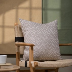 Μαξιλάρι Διακοσμητικό (Με Γέμιση) Piacenza 02 Beige Teoran 50X50 Βαμβάκι-Πολυέστερ