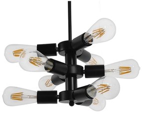 Φωτιστικό Οροφής Delir 01035 Black GloboStar Metal